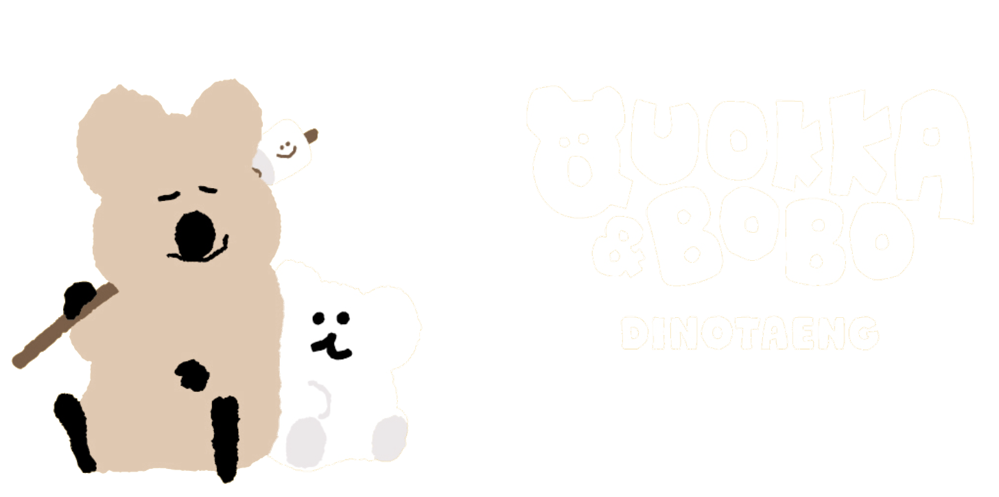 DINOTAENG 的短尾矮袋鼠 Quokka 和 BOBO
